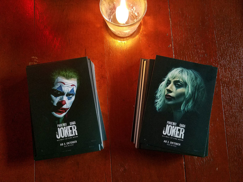 Joker Folie a Deux Joaquin Phoenix Lady Gaga Post Cards Kino Intimes