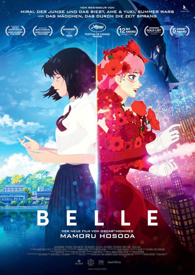 Belle Anime Mamoru Hosoda Poster