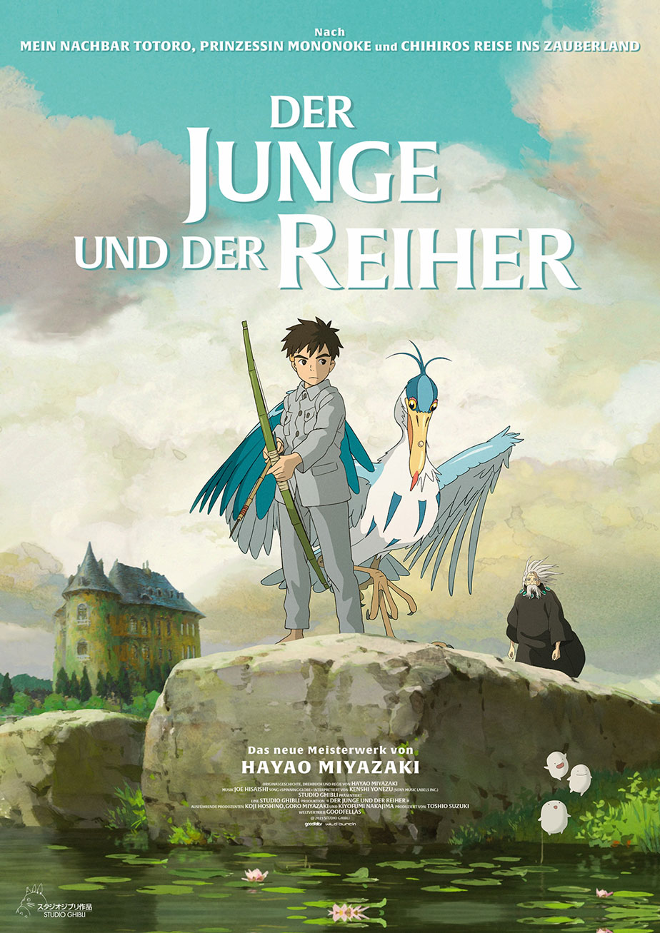 Der Junge und der Reihe Anime Studio Ghibli Kino Poster