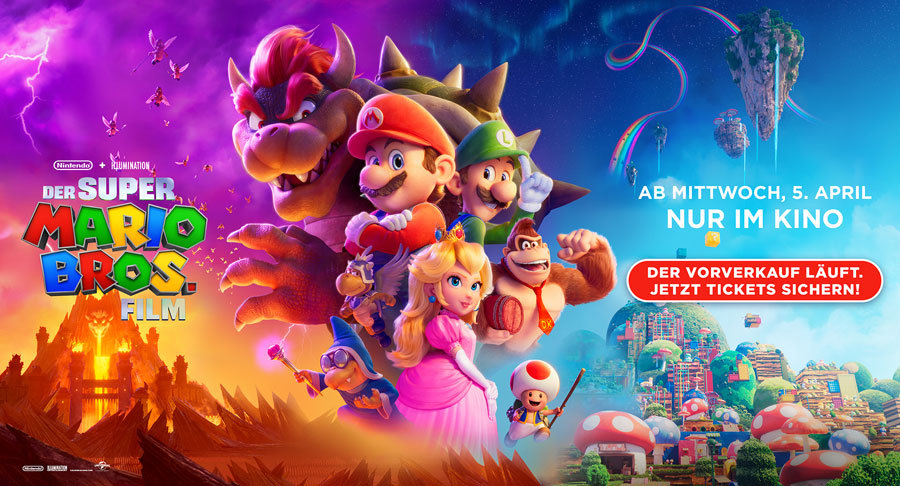 Der Super Mario Bros Film Vorverkauf Tickets