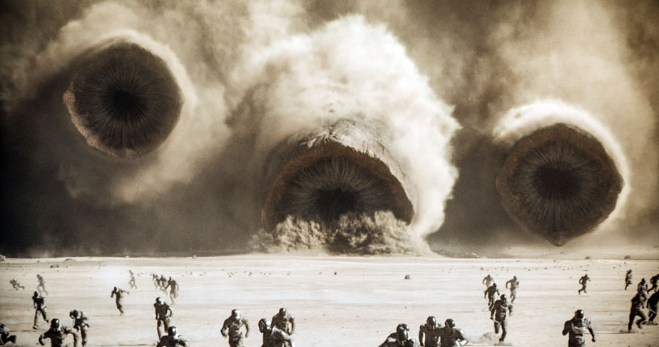 Dune Part Two Film Sandworms