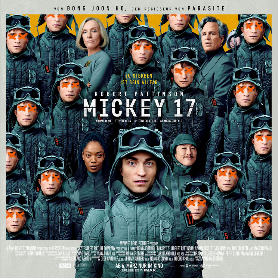 Mickey 17 Film Robert Pattinson Kino Flyer2