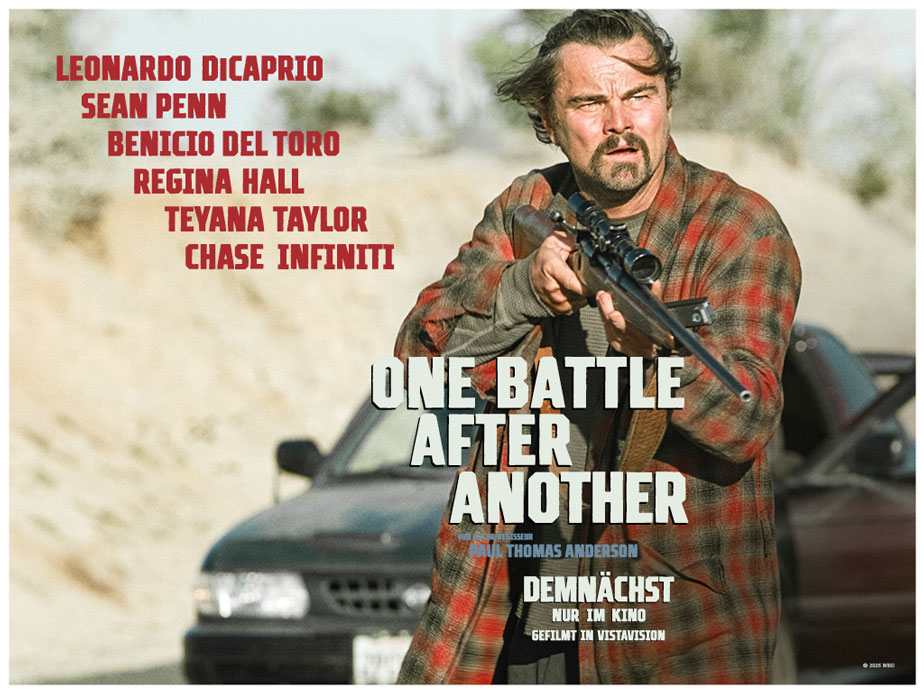 One Battle After Another Leonardo DiCaprio Film Screen
