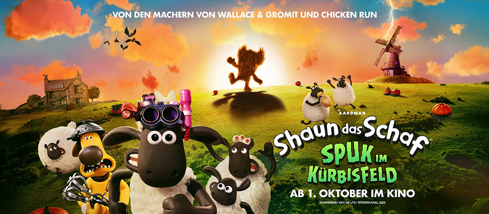 Shaun das Schaf Spuk im Kürbisfeld Film Kino
